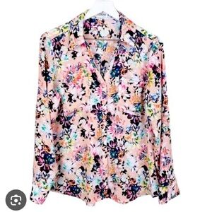 Express Floral Portofino Button Up